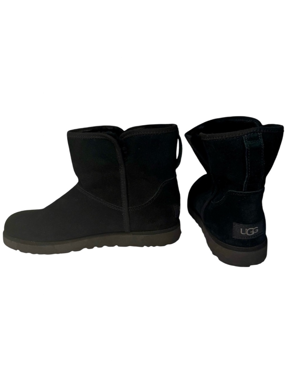 UGG Cory Black Sheepskin Winter Boots 5 1/2” Shaft Height Size 7
